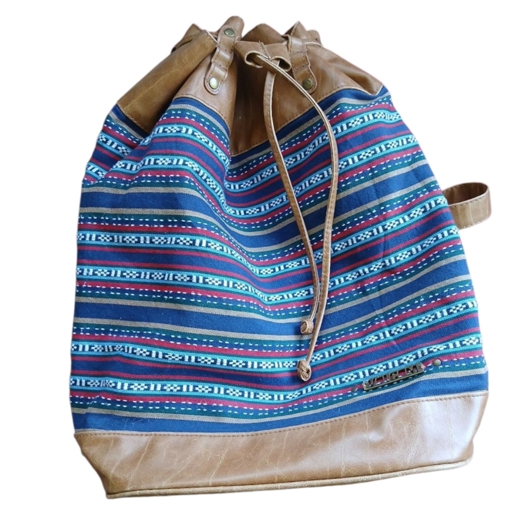 Volcom Beach Bar Cinch Tribal Style Bucket Backpack
